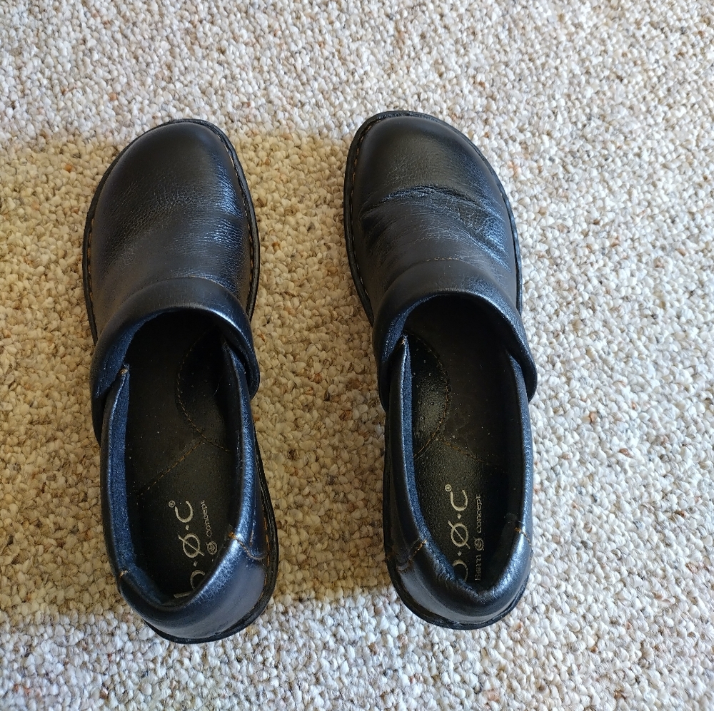 Black B.O.C. dress shoes/mules